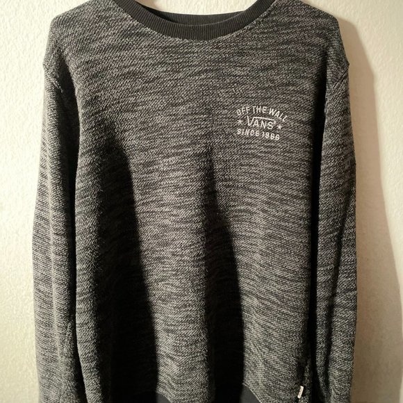 Vans Other - M Gray Vans Off the Wall Knitted Sweater.
